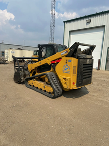 CAT Skid Steer <b>Loader</b> Forestry Mulcher Track <b>Loader</b> Land Clearing Farm Machinery Brush Cutter Hydraulic Compact Track <b>Loader</b> - Product Image 4