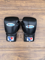 Guantes de Boxeo Profesionales de Cuero de Alta Calidad Personalizables GYMSTERO, Correa de Muñeca Ajustable, Cierre con Cordones, Artes Marciales Completas