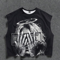 Débardeur Homme Personnalisé Coupe Classique 100% Coton Manches Courtes Vintage Respirant Séchage Rapide Écologique Streetwear Impression Sérigraphique