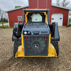 Venta caliente JD 325G Track Skid Steer Diesel con cubo, aire acondicionado 2 velocidades Air Ride Seat luces LED listas para enviar - Product Image 3
