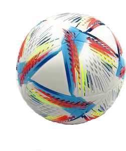 Balón de Fútbol Promocional, Balón de Fútbol Inflable Tamaño 5, Multicolor, para la Copa Mundial en Catar - Product Image 3
