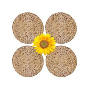 Wholesale <b>Seagrass</b> Handmade <b>Placemats</b> Round Natural Water Hyacinth <b>Placemats</b> - Mats and Pads for Exporting - Product Image 5