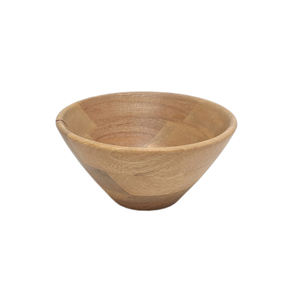 Vente chaude en bois forme ronde bol de fruits pour ustensiles de cuisine de table bol à salade maison et hôtels nourriture et collations bols de service - Product Image 6