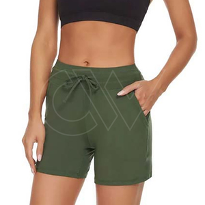 Vêtements de sport Shorts femmes Fitness vêtements taille haute course Gym Yoga Shorts coupe ample respirant vêtements d'entraînement court dames - Product Image 1