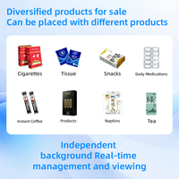 Mini distributeur automatique intelligent de bureau, distributeur de collations et de boissons en libre-service, distributeur automatique de vente au détail