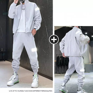 ชุดเสื้อฮู้ดจั๊มเปอร์มีฮู้ดสำหรับผู้ชายและ100% ชุดวอร์มผ้าฝ้ายสำหรับวิ่งกันลมระบายอากาศได้ดีแห้งเร็วสำหรับผู้ชายโลโก้ออกแบบได้ตามที่ต้องการ - Product Image 5