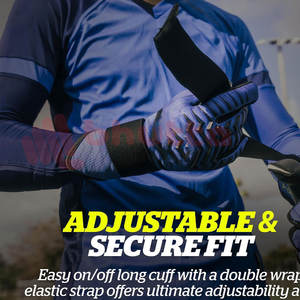 Gants de gardien de but de football professionnels BHUTTA ENTERPRISES, nouveau design, cuir, imperméables, protection complète des doigts, personnalisables - Product Image 4