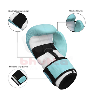 PU Leather Boxing Gloves with Moisture Wicking Universal Fit - Product Image 5