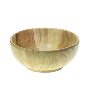 Cuenco de madera para servir de catering doméstico, cuenco para servidor de ensalada de frutas, cuenco de madera para servir con acabado impreso esmaltado - Product Image 3