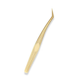Pince à épiler pour extensions de cils HASIBI NAQIBI SURGICAL CORPORATION, à prise diamant, antistatique, durable, couleur or plasma, vente chaude - Product Image 5