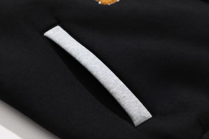 Vestes d'université Versity de grande taille pour hommes vestes d'université vierges en gros veste d'université Letterman unie avec logo personnalisé pour homme - Product Image 6