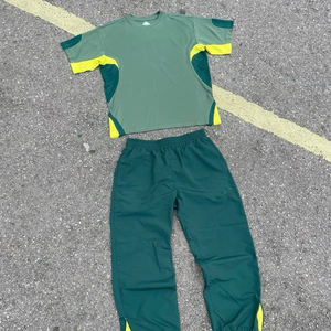 Conjunto Deportivo Personalizado 2026, Chándal Grueso y Resistente para Hombre, Ropa Deportiva de Poliéster y Algodón con Cintura Elástica, Cortavientos, Logotipo OEM y ODM, Estilo Hip Hop - Product Image 4