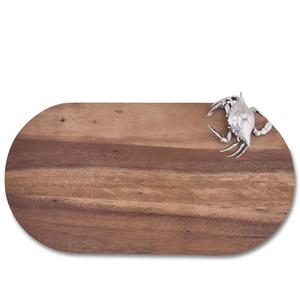 Bloque de cortar de madera redondo de creaciones antiguas-Fácil de limpiar Apto para lavavajillas - Product Image 1