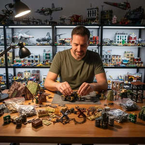 For Lego Moc 1:35 Scale WW2 Militaires Construction Toy Creative and Educational <b>Model</b> Set for Children Plastic Material - Product Image 2