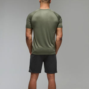 Camisetas de Manga Corta para Hombre, de Secado Rápido, 100% Algodón, para Gimnasio y Entrenamiento, con Logotipo Frontal Personalizado, Estilo Antiguo - Product Image 2