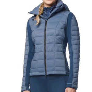 Chaqueta acolchada de manga larga para mujer recién llegada de fabricación de fábrica, chaqueta acolchada personalizada al por mayor - Product Image 1