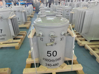 Transformador Monofásico ZhongShao S11/13 15kVA 8000V/14400V-120V-240V 50/60Hz, 2 Años de Garantía, Precio de Fábrica, Fácil Mantenimiento
