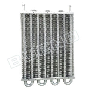 Refroidisseur d'huile de transmission 16.4x11.1x2.1, kit de refroidisseur de tube à 8 passages et d'ailettes, universel en aluminium - Product Image 1