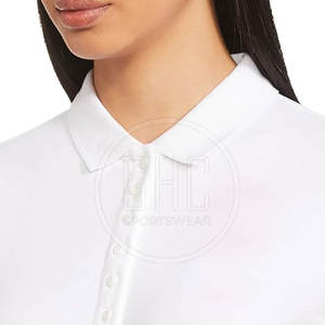 เสื้อโปโลสำหรับผู้หญิงเสื้อยืดผ้าคอตตอนไซส์ XL ขนาดใหญ่พิเศษพิมพ์ลายแบบเรียบสำหรับฤดูร้อน - Product Image 4