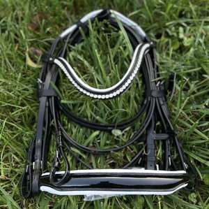 Haute qualité en cuir verni véritable cheval bride Durable Western équestre mèches d'équitation Logo personnalisé Premium Western équitation - Product Image 1