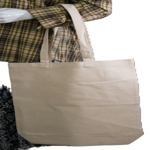 Eco-Friendly Large Capacity Cotton Tote <b>Bag</b> Rope Handle Custom Logo Fashionable Reusable for Supermarket Beach Shopping <b>Gift</b> Use - Product Image 5