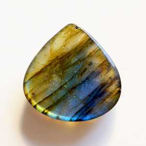 Cabochon Cœur en Labradorite Bleue à Éclat de Feu, Taille 27x27x7MM, Vente en Gros, Pierres Précieuses de Guérison de Haute Qualité, Labradorite à Éclat Bleu - Product Image 6