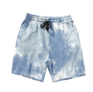 Short de sport tie-dye pour femme Sexy Yoga Tummy Control Coton-Polyester Solid Pattern OEM Personnalisable - Product Image 5