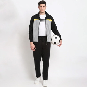 ชุดเซ็ทเสื้อฮู้ดดี้โอเวอร์ไซส์คุณภาพสูง XW-TM0207Y ชุดกีฬาพิมพ์โลโก้ได้ตามสั่ง ชุดวอร์ม 2 ชิ้น - Product Image 4