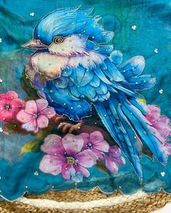 Blusa adjunta de tela de seda Taby de calidad superior tradicional con estampado hecho a mano Elegance de Boutique India para uso étnico - Product Image 4