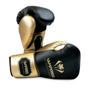 Guantes de boxeo de color con logotipo personalizado, guantes de boxeo de cuero PU resistentes al desgarro con soporte para muñeca, capacidad de marca superior HS - Product Image 1