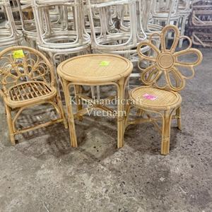 ชุดโบว์หวายสีธรรมชาติสำหรับห้องนั่งเล่นกลางแจ้งหรือห้องนอนจัดส่งอย่างรวดเร็ว - Product Image 4