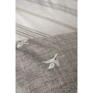 ชุดปลอกผ้านวมสองชั้นลายม็อกกี้สีน้ำตาลปักลาย - Product Image 3