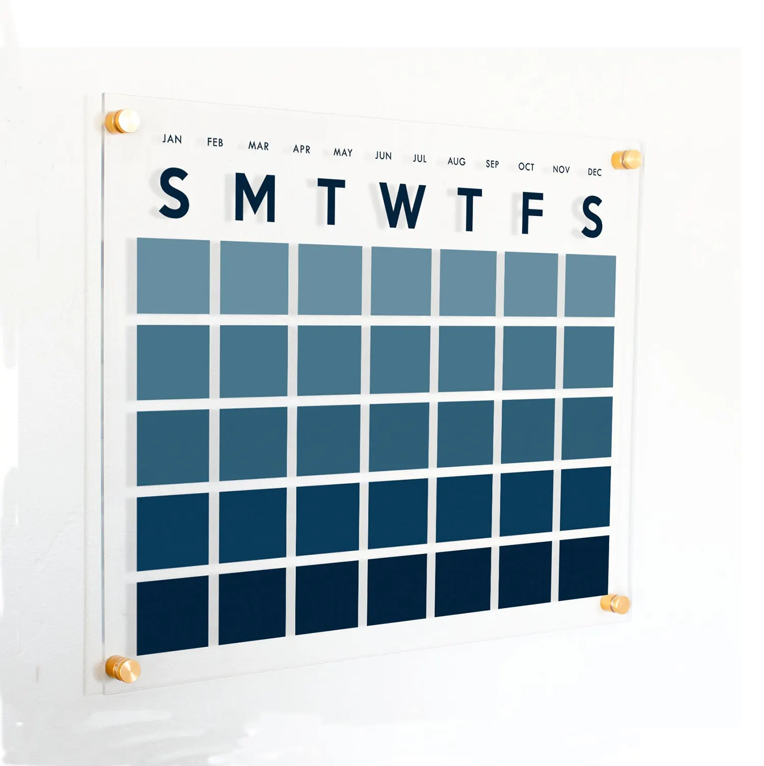 View larger image Add to Compare Share Hot Sale Custom Wall Mounted Dry Erase Calendar Clear Acrylic Floating Calendar With