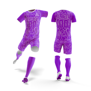 Conjunto de Uniforme de Fútbol Personalizado OEM, Equipación de Fútbol 100% Poliéster Transpirable, Camiseta de Manga Corta para Equipo, Ropa Deportiva al Por Mayor - Product Image 5