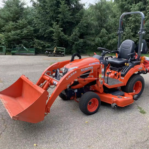Eficiente tractor Kubota BX25 23HP con cargador delantero y trasero en stock Listo para envío - Product Image 1