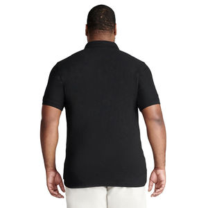 100% coton respirant Jersey grande taille haute qualité hommes pour polos Style décontracté solide motif tricoté tissu - Product Image 4