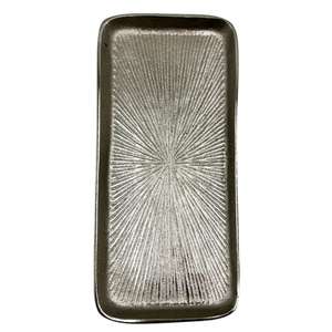 Grand plat argenté, plateaux décoratifs, fournitures pour événements et fêtes d'anniversaire, décoration de desserts, plateaux de service en métal, style personnalisé - Product Image 6