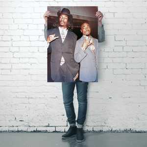 Póster Moderno en Lienzo de Snoop Dogg y Tupac con Marco Negro para Decoración de Pared - Product Image 3