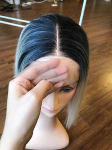 วิกผม60A ผมตรงเงางามแบบอัจฉริยะทำจากผ้าขนสัตว์สำหรับต่อผมบริสุทธิ์แนว100แบบเวียดนาม - Product Image 3