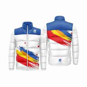 เสื้อแจ็คเก็ตฤดูหนาวแบบลำลอง ผ้าแคนวาสถัก กันน้ำ แบบสั้น สำหรับทุกเพศ ผลิตตามสั่ง พร้อมฮู้ด ซิป และสามารถปรับแต่งได้ - Product Image 1