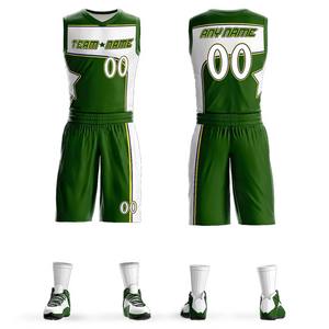 Ensemble uniforme de basket-ball personnalisé de haute qualité vêtements de sport en gros respirants avec différentes couleurs et logo imprimé - Product Image 3