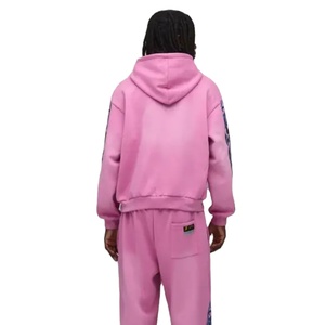 เสื้อสเวตเชิ้ตผ้าฟลีซหนานุ่ม 350gsm ทรงโอเวอร์ไซส์ ใส่ได้ทั้งชายและหญิง สำหรับฤดูหนาว  รับสั่งทำสีต่างๆ  ปักลายนูน 3 มิติ  ผ้าฝ้ายเนื้อแน่น - Product Image 3