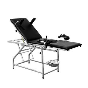 MC-C03 медицинский портативный ручной стул из нержавеющей стали для гинекологического осмотра стол Акушерская кровать - Product Image 2