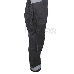 Vêtement de travail personnalisé de haute qualité en polyester/coton, veste de travail pour hommes, uniforme de sécurité noir, prix avantageux - Product Image 3