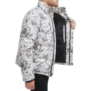 Doudoune Hommes Brillant Doudoune Hommes Dos Bulle Vestes & Manteaux En Gros Hiver pour Hommes Stand Casual Tricoté - Product Image 2
