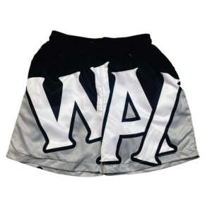 กางเกงขาสั้นออกกำลังกายผ้าไนลอนสำหรับผู้ชายกางเกงขาสั้นสำหรับใส่วิ่งขนาด2-1/2นิ้วแบบซับลิเมชันสีพื้นสำหรับใส่ไปยิมกางเกงวิ่ง - Product Image 5