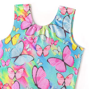 Girls Gymnastics Leotards Sparkling Dance Clothes Sportswear 5-14 Years Old <b>Kids</b> training clothes - Product Image 4