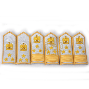 อินทรธนูเครื่องแบบยอดนิยมมีกระดุมบนป้ายปักลายด้วยผ้าอินทรธนู - Product Image 3