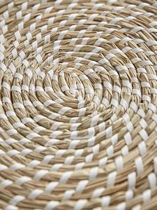 Manteles redondos de algas marinas, productos ecológicos blancos, manteles individuales hechos en Vietnam, decoración de mesa, venta al por mayor - Product Image 4