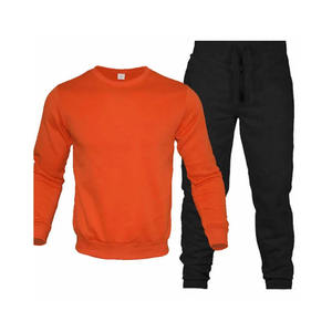 Vêtements de sport avec logo personnalisé Baggy et vêtements d'hiver chauds de luxe Survêtement en coton vierge uni polaire personnalisé sérigraphié Survêtements - Product Image 1